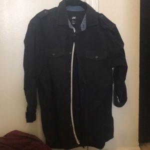 H&M military style button down